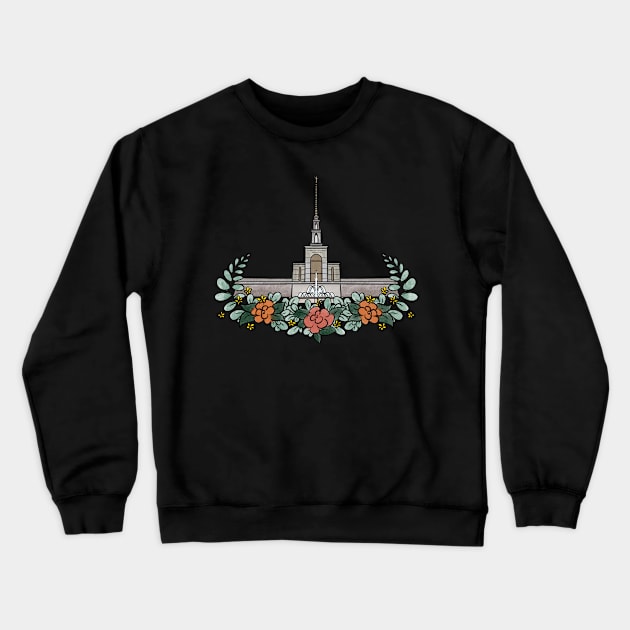 São Paulo LDS Temple Crewneck Sweatshirt by trippyart